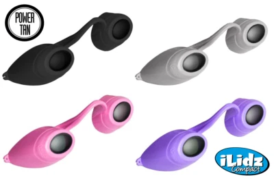 POWER TAN iLidz Compact Sunbed Tanning Eyewear UVA & UVB Protection Random Colour