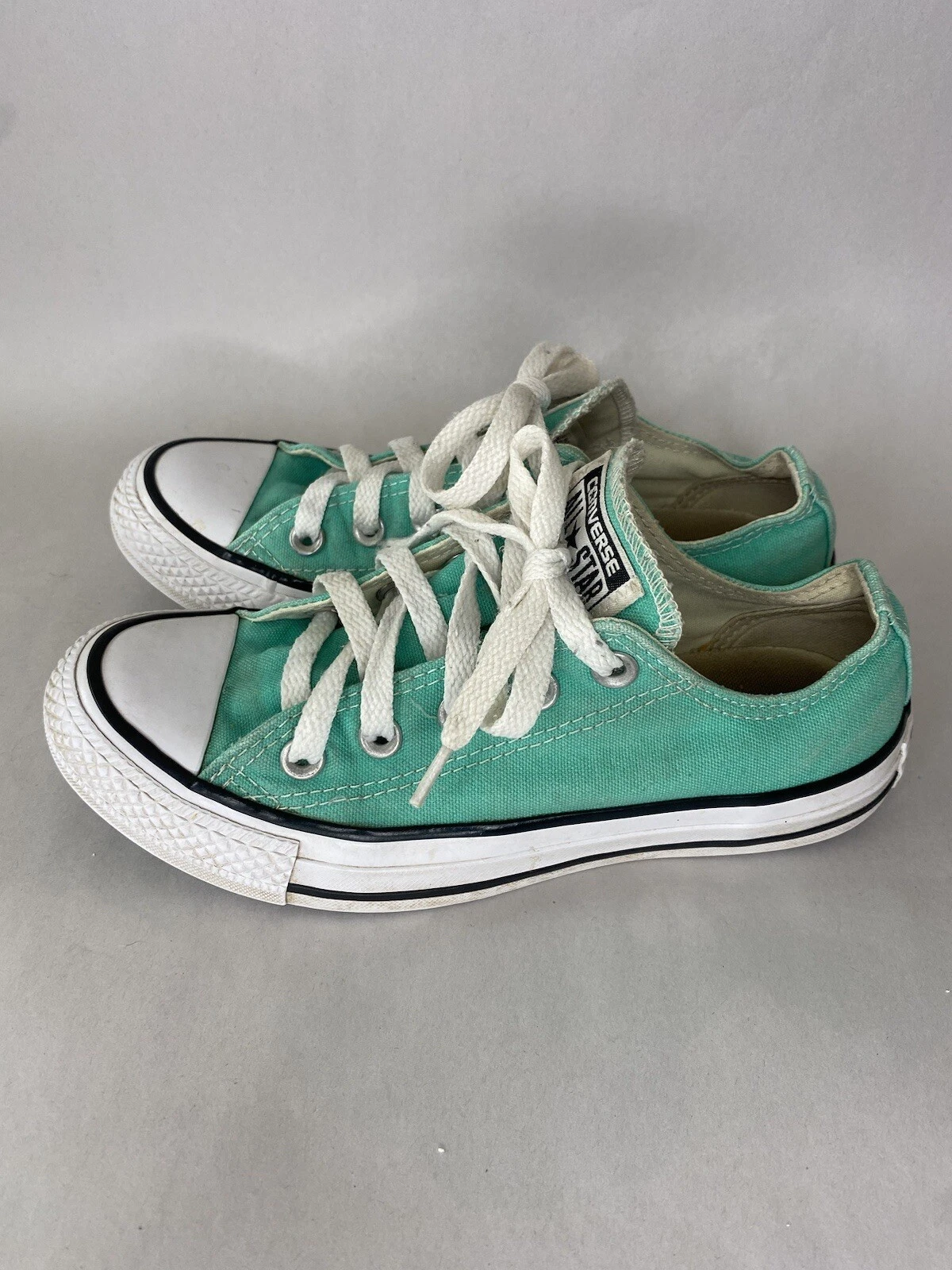 Scarpe sneakers basse Converse All Star unisex blu acqua taglia US 5