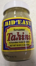 Tahini Paste Tahini sauce Mid East Tahini Sesame Butter 16 Oz 1Lb Jar