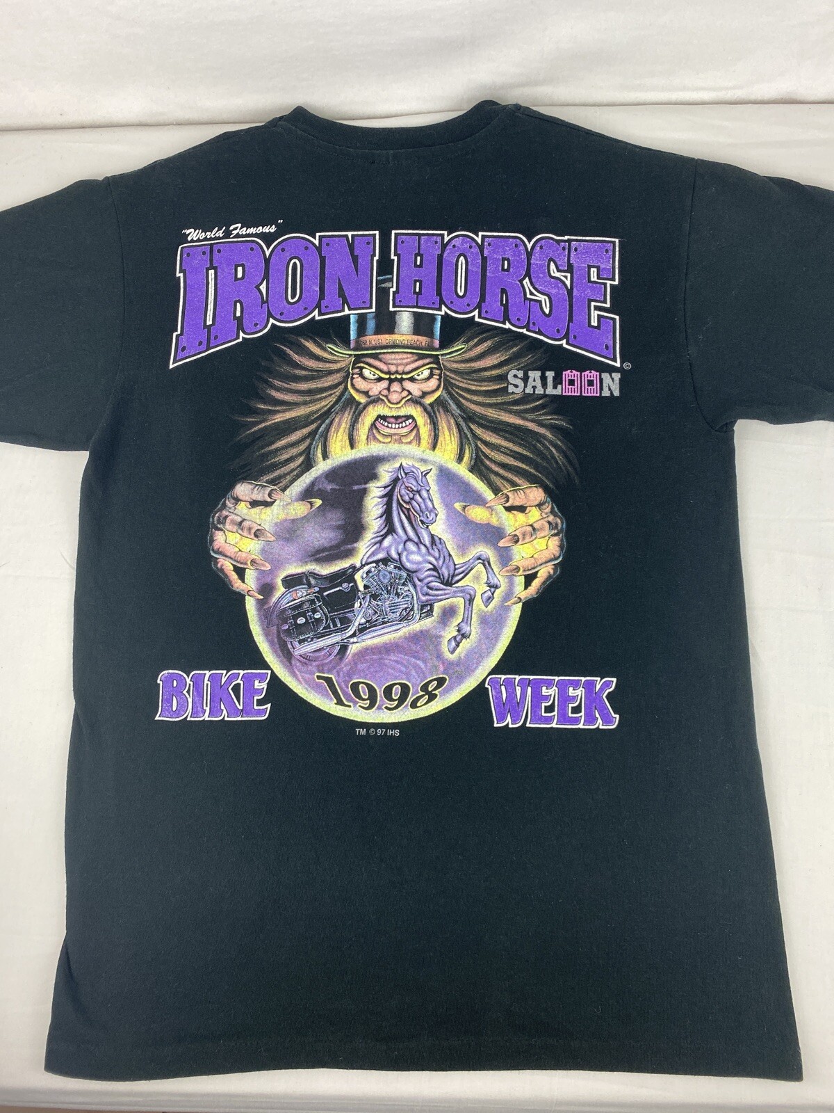 T-shirt Vintage Alore Earth Foundation Gorilla 1998 - Taille XL Noir - Single Stitch
