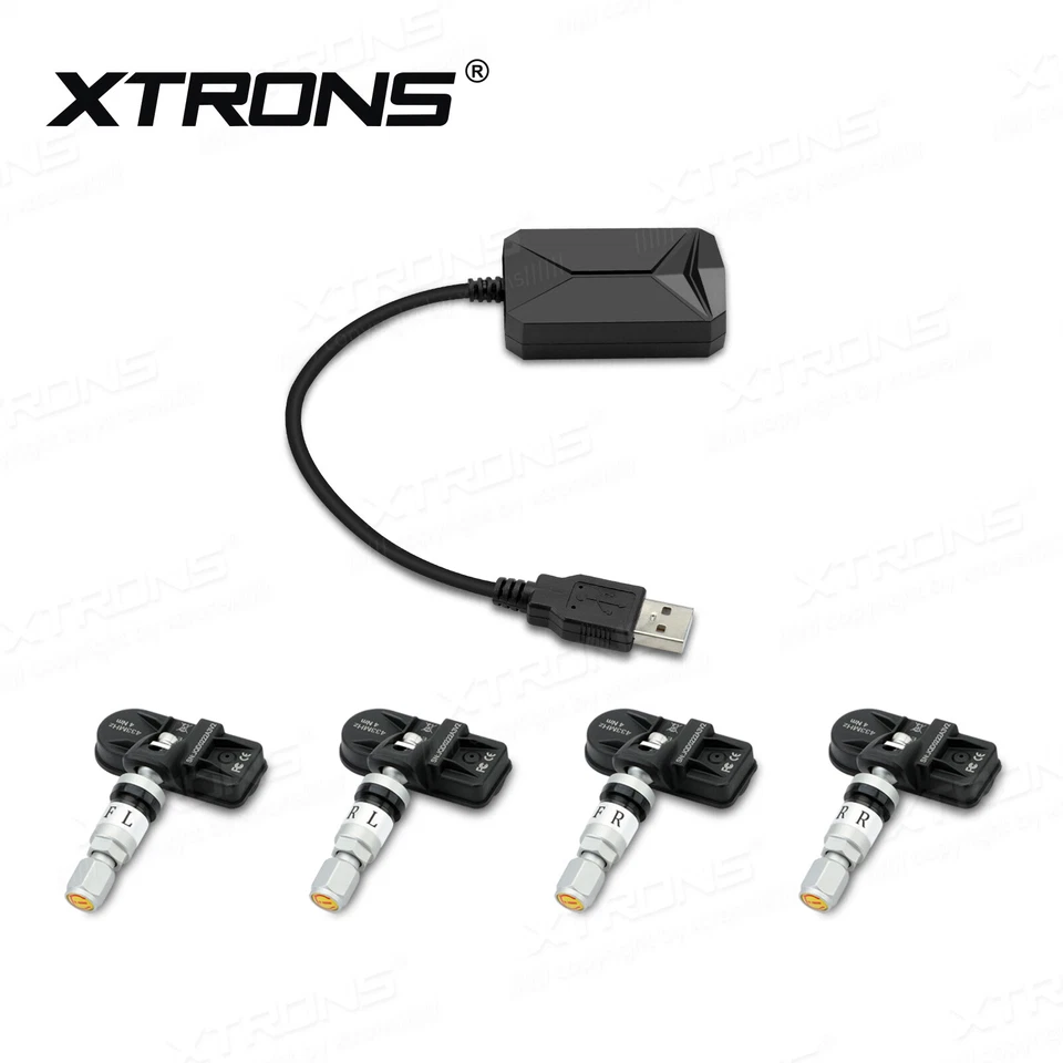 Sistema de monitoreo de presión de neumáticos TPMS08 para automóvil TPMS para radio estéreo Android XTRONS Foto 2 de 4