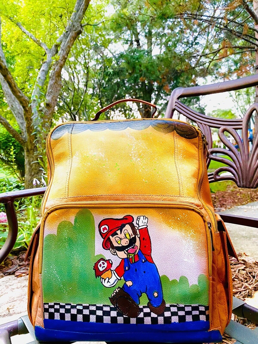 Hand painted leather Backpack On Request Hand-painted Leather Backpack From Gusti Leder - Etsy main image 4