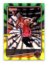2020-21 Donruss Basketball #48 Pascal Siakam Holo Green and Yellow Laser Raptors