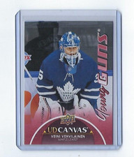 2021-22 Upper Deck Series 1 Veini Vehvilainen Young Guns Canvas RC #C109