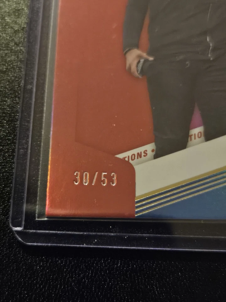 2023 WWE Panini Donruss Elite Jimmy Uso RED Aspirations /53 Wrestling Card - Image 2 of 4