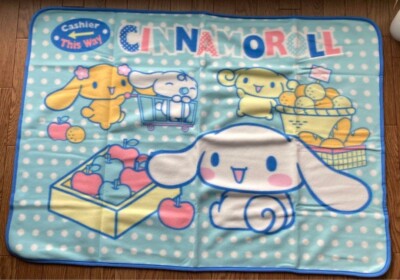 Cinnamoroll Blanket Throw Fleece Friends Mocha Milk New Rare Retro 70x100cm