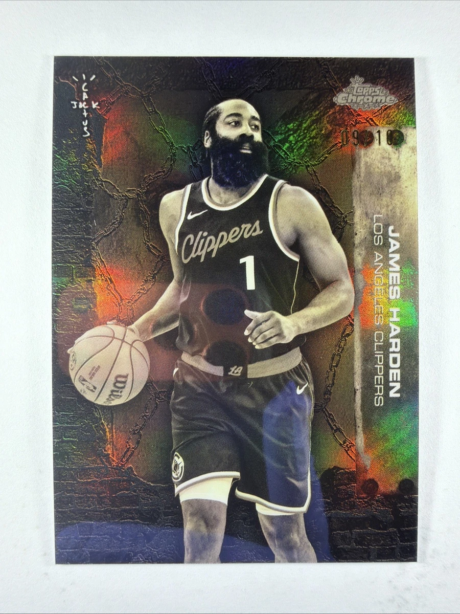 Topps James Harden Basketball Serial Numbered Sports Trading Cards