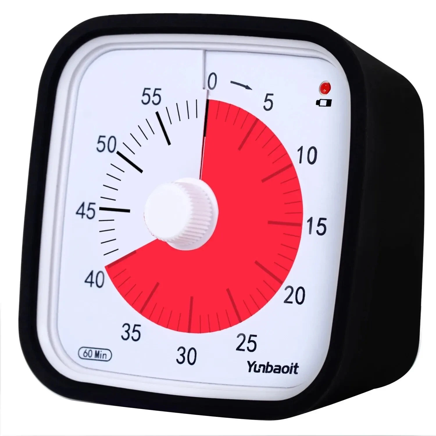 Yunbaoit VT01 Upgraded 60 Minute Visual Timer with Protective Case Silent Countd
Opens in a new wind