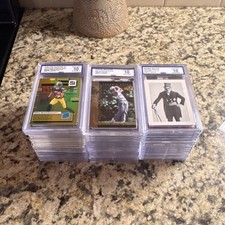 Sports Card Lot CCG Graded Slabs: multi sports 45 slabs total