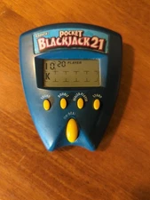 Vintage 1999 Radica Pocket Black Jack 21 Electronic Hand *TESTED*