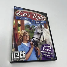 Let's Ride Friends Forever (PC, 2007) WINDOWS 2000/XP Horse Computer Game 3-Disc