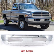 Chrome Steel Front Bumper For 1994-2001 Dodge Ram 1500 1994-2002 Ram 2500 3500