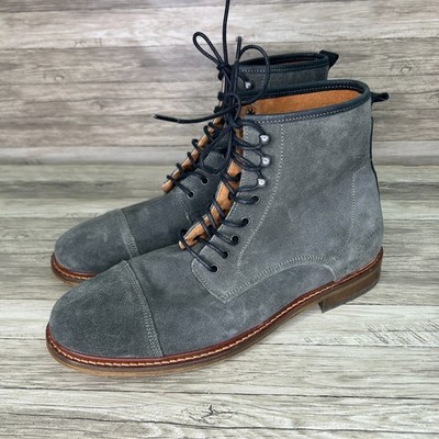 Shoe The Bear Men's Grey Suede Curtis Lace Up Boots Size 8 EU 41 Nordstrom