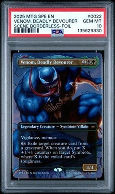 2025 MTG MARVEL'S SPIDER-MAN ETERNAL #0022 FOIL VENOM, DEADLY