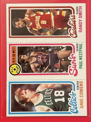 1980-81 Topps - Dave Cowens, Paul Westphal, Randy Smith #59-16-36