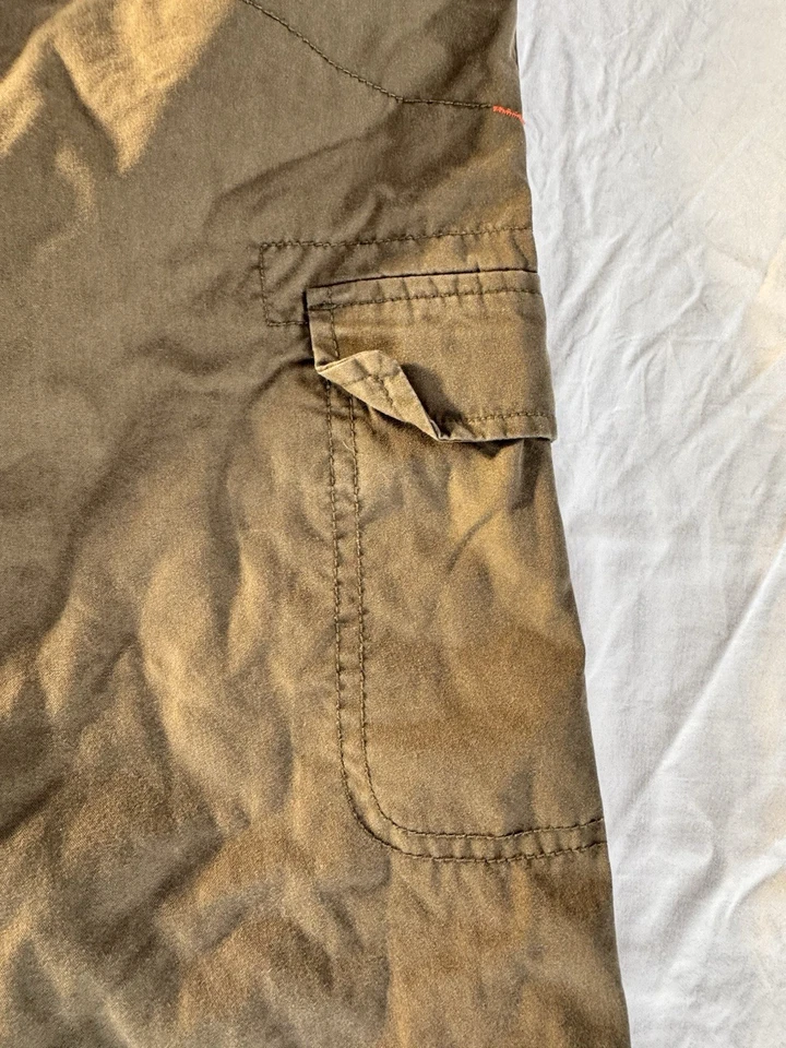 Cat & Jack Kids Thermal Winter Pants Size L Fully Lined Brown With Orange Lining - Image 2 of 4