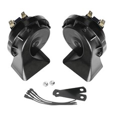 12V Replacement Car Horn Kit 2PCS Super Loud electric Snail Horn Dual Tone Un...