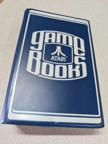 Vintage Atari Game Book Album With Operating Booklets.