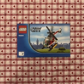 LEGO City Fire Station 60004 Building Instruction Manuals Set 1 2 3 4 5
