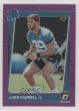 2021 Panini Donruss Rated Rookie Optic Holo Purple Preview Luke Farrell 06y2