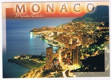 Africa Postcard Monaco Monte Carlo by Night