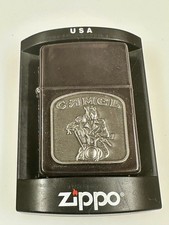 Zippo Camel Joe Biker Tombstone Emblem Lighter