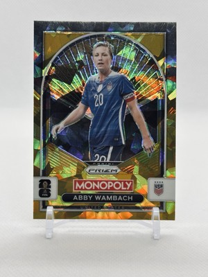 Abby Wambach 2026 - #92 Panini Prizm Monopoly FIFA Gold Cracked