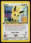 Pokemon Card - Eevee Neo Discovery 38/75 1st Edition Uncommon