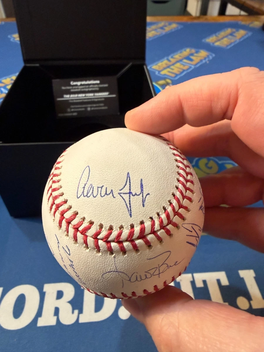 亚伦法官纽约洋基队原版亲笔签名棒球MLB 球| eBay