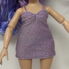 Rainbow High Fantastic Fashion Violet Willow Purple Cocktail Mini Dress For Doll