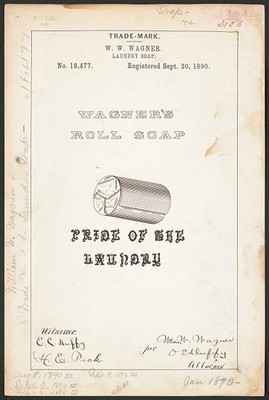 Photo: W. W. Wagner for Wagner's Roll Soap brand Laundry Soap