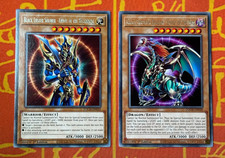 YUGIOH BLACK LUSTER SOLDIER/CHAOS EMPEROR DRAGON SET RARE NM TOCH-EN029/EN030