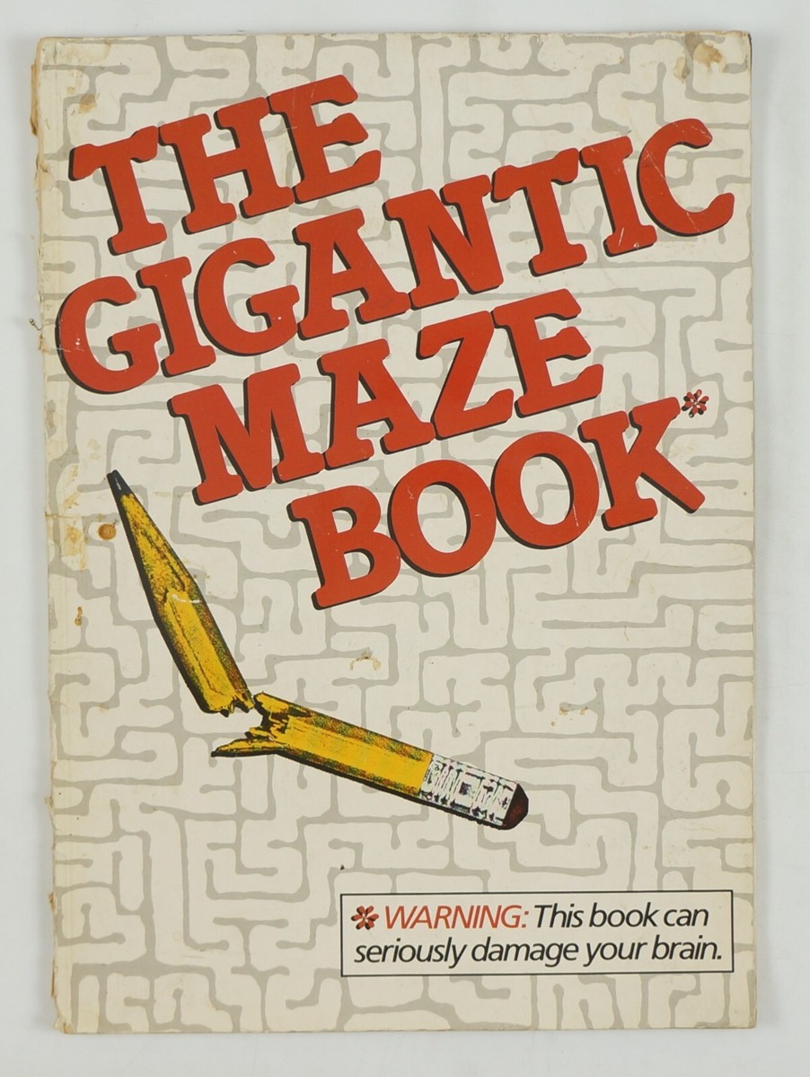 the Gigantic Maze Book UNUSED - 12 in x 17 in - Harmony Books | eBay