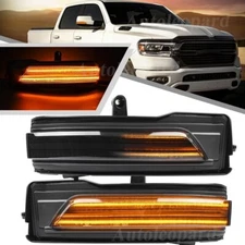 LED Side Mirror Turn Signal Lights Dynamic Indicator for 2019-22 Dodge Ram 1500