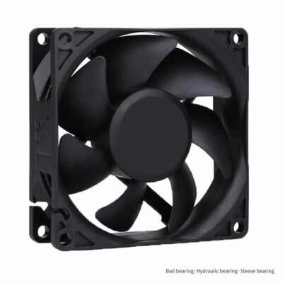 Fan (Lüfter) 80x80x25MM 12V DC High Performance 5000 rpm Low Noise