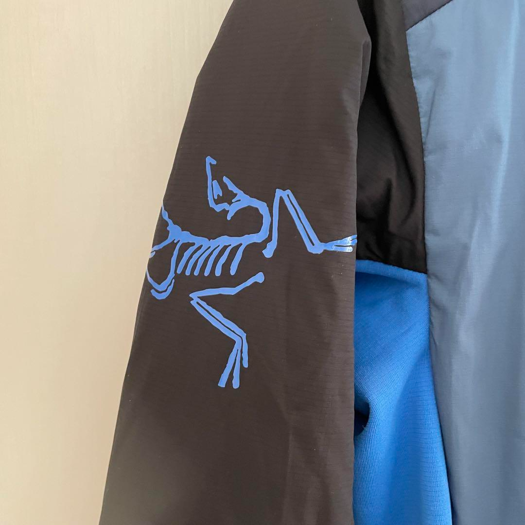 Arc'teryx x Beams Atom LT Felpa con Cappuccio Nylon Boro Blu Nero Taglia M Dal Giappone Usata