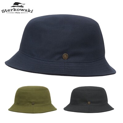 Sterkowski GOLF Waxed Cotton Bucket Hat Sun Boonie Gardening Camp Fisherman