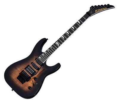 Kramer SM-1 Figured E-Gitarre Black Denim Perimeter Floyd Rose Seymour Duncan
