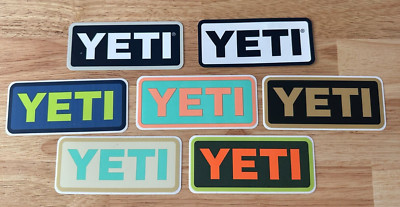 YETI AUTHENTIC STICKER DECAL FOR TUNDRA ROADIE COOLER RAMBLER NEW - YOUR CHOICE