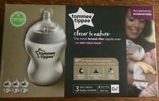 Tommee Tippee Closer to Nature Color Infant Baby Feeding Bottles 9 Oz 3 Pack 0 