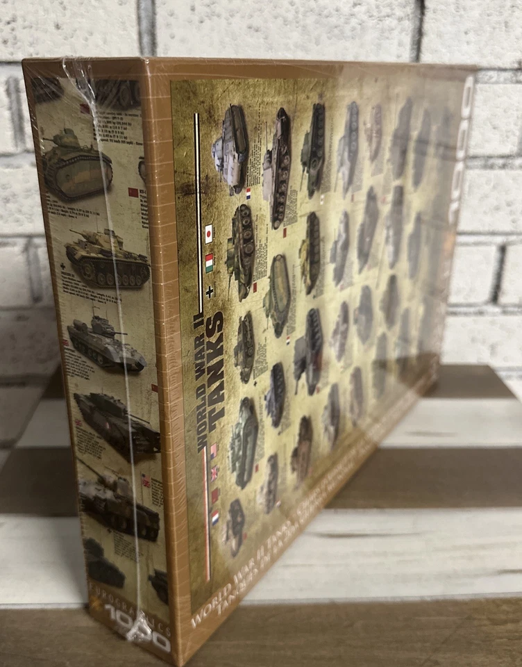 Jigsaw Puzzle 1000 Piece Eurographics World War II Tanks 6000-0388 - Image 4 of 4