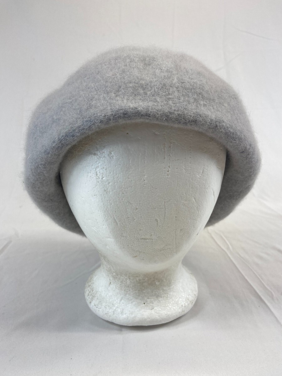 Gray Knit Beret Summer Cotton Beret, French Classic Knit Beret Tam, Summer  main image 3