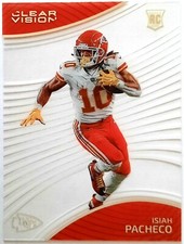 Isiah Pacheco 2022 Panini Clear Vision Red RC #CVR-26 - KC Chiefs