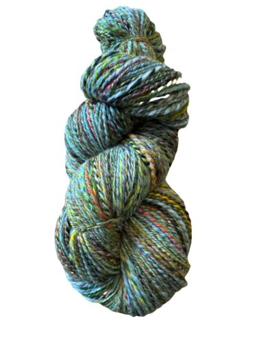 Handspun 2ply Dk weight yarn. Variety of luxury fibers. 13wpi 360yards - Picture 2 of 4