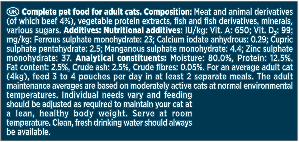 Gourmet Perle Cat Food Mini Fillets Beef in Gravy 26 x 85g (Price Marked) Adult - Image 3 of 4
