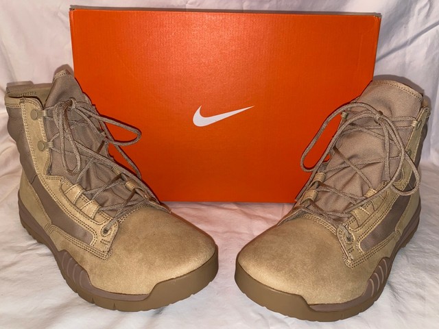 tan military boots nike