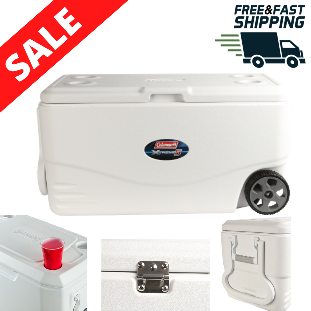 coleman 100 quart xtreme wheeled cooler