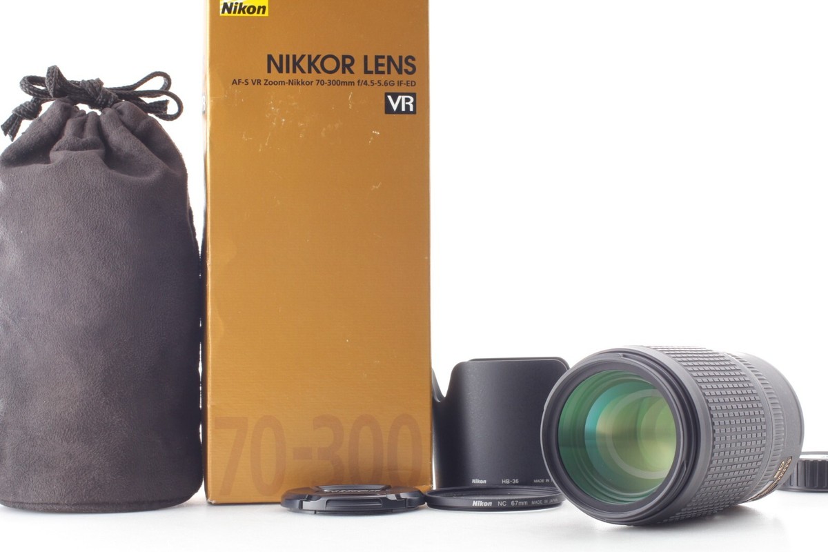 Mint in Box】 Nikon AF-S VR Zoom-Nikkor 70-300mm f/4.5-5.6 G