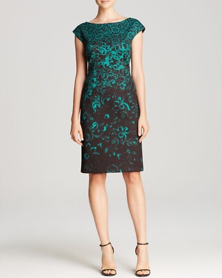 $1.5K ESCADA malachite green dress sz 38 8 M | eBay