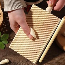 Italian Gnocchi Board Homemade Nonstick Easily Form Wood Butter Maker Cavatelli